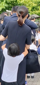 洛南高校附属小学校イグザム幼児教室撮影写真