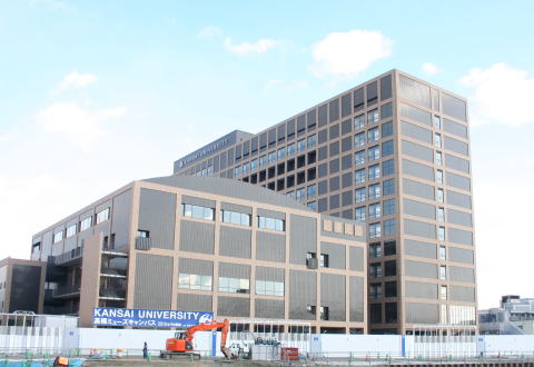 建設中の関西大学初等部の写真　１月　３　